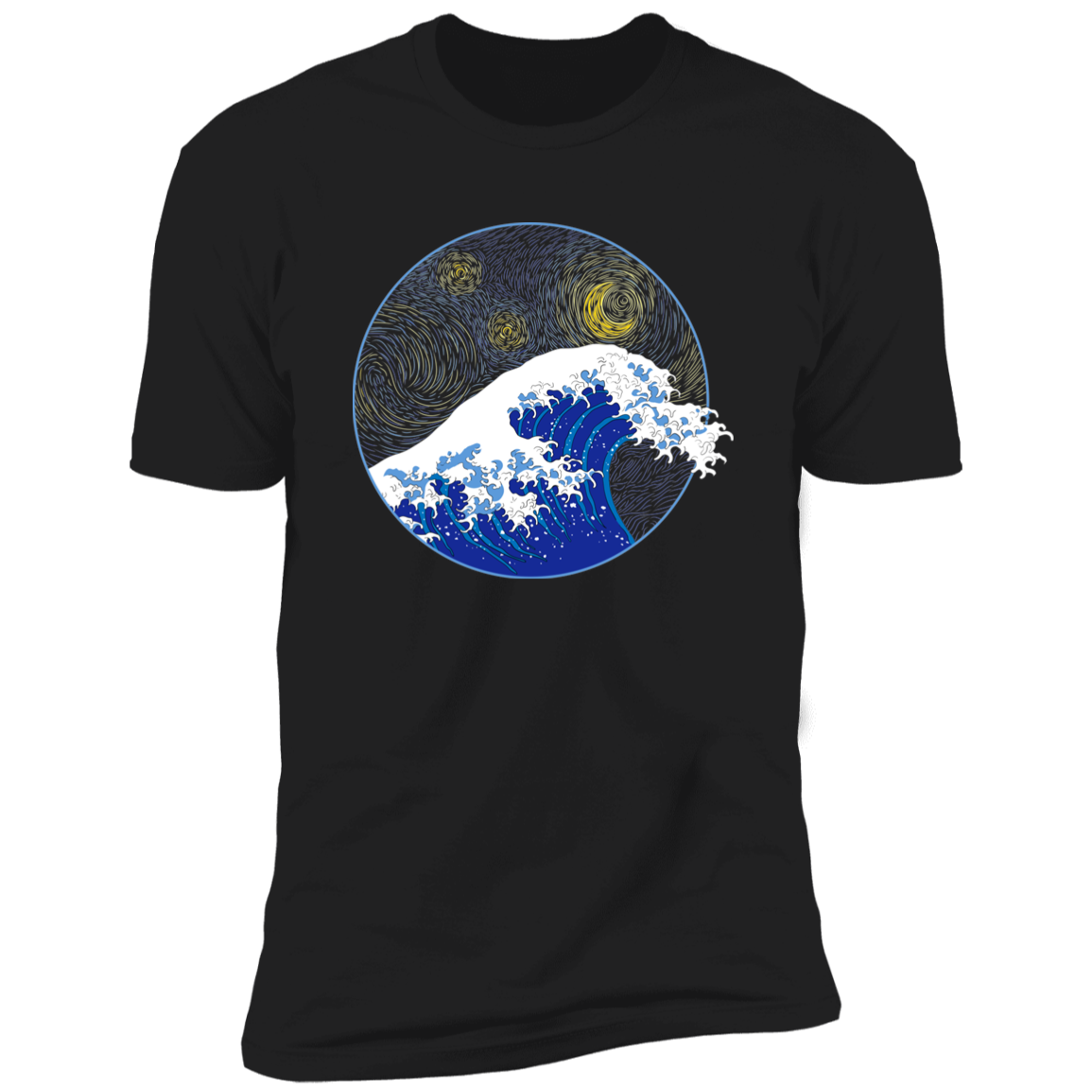 Great Starry Wave Men's Premium T-Shirt