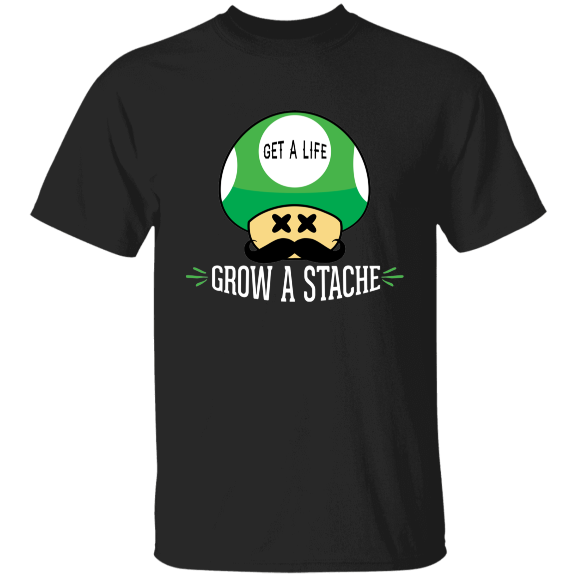 Get a Life, Grow a Stache Youth T-Shirt