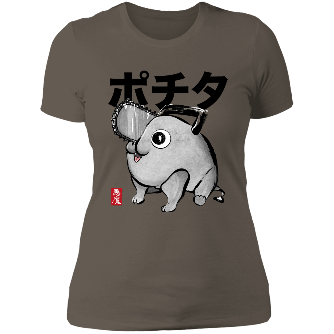 Chainsaw Devil sumi-e Women's Premium T-Shirt