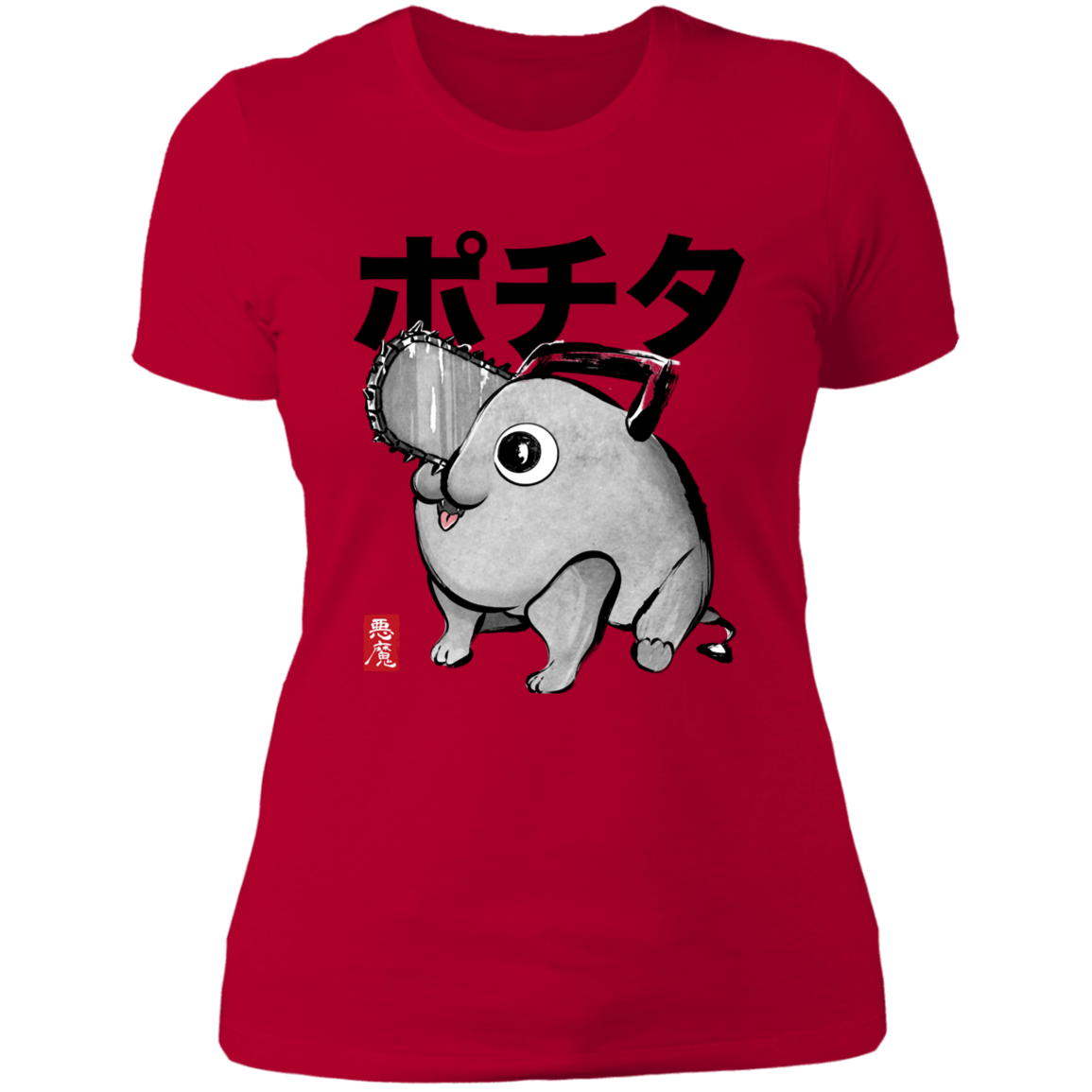 Chainsaw Devil sumi-e Women's Premium T-Shirt