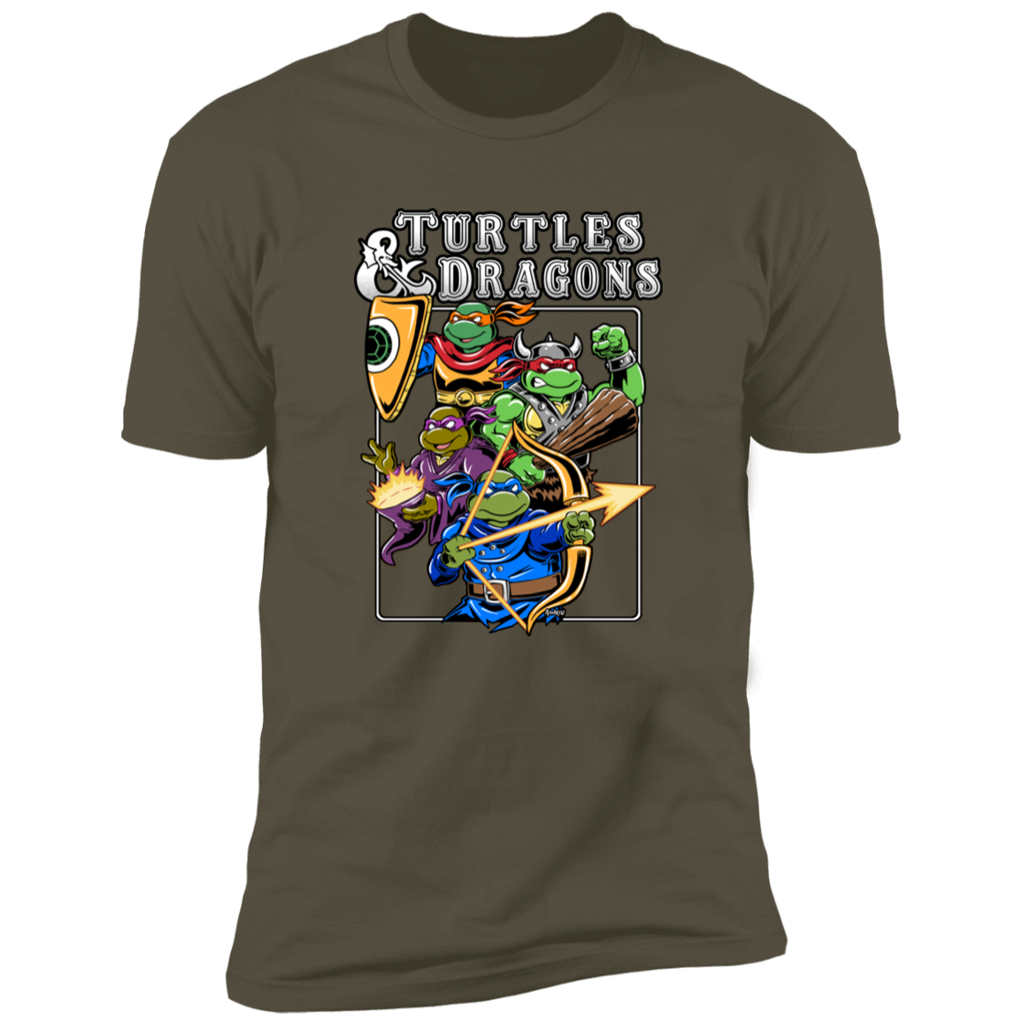 Turtles and Dragons Men's Premium T-Shirt