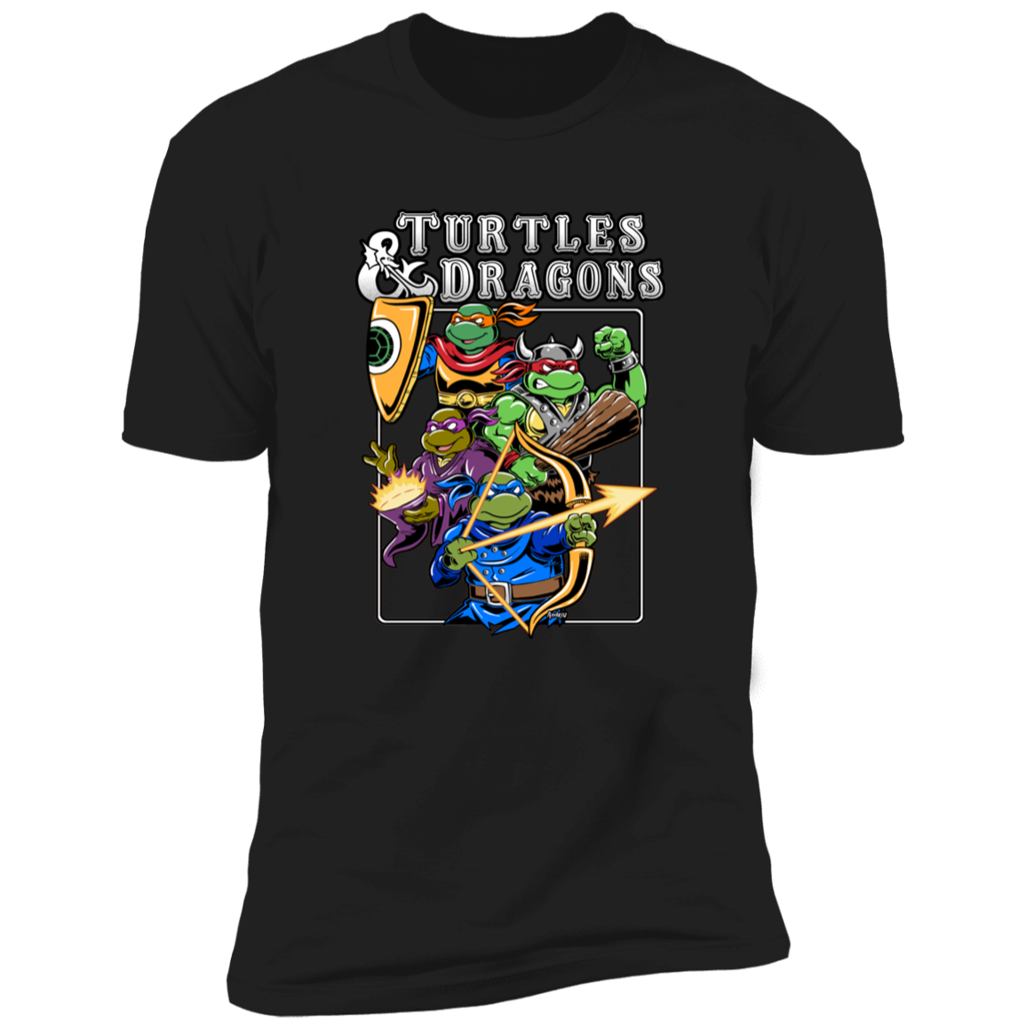 Turtles and Dragons Men's Premium T-Shirt