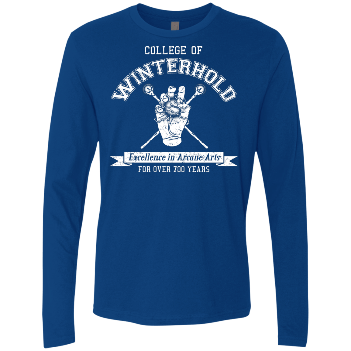 Mens_Premium Longsleeves Royal / Small College of Winterhold Men's Premium Long Sleeve
