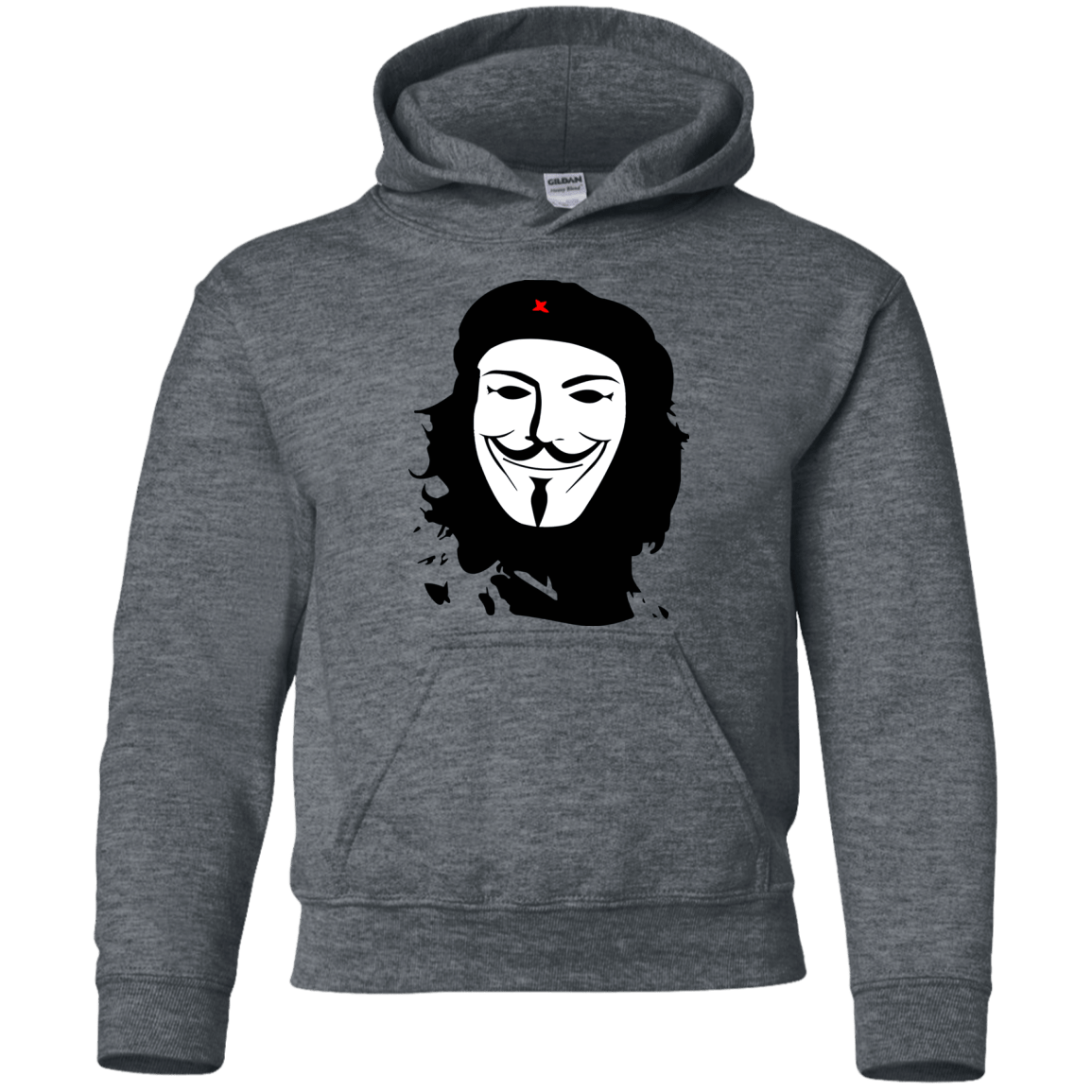 Sweatshirts Dark Heather / YS Anonymous Guevara Youth Hoodie
