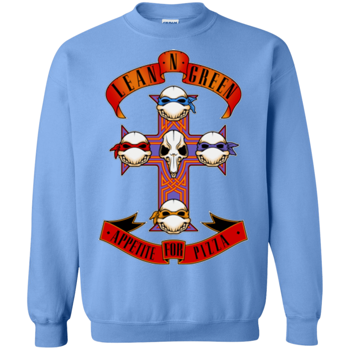 Sweatshirts Carolina Blue / Small APPETITE FOR PIZZA Crewneck Sweatshirt