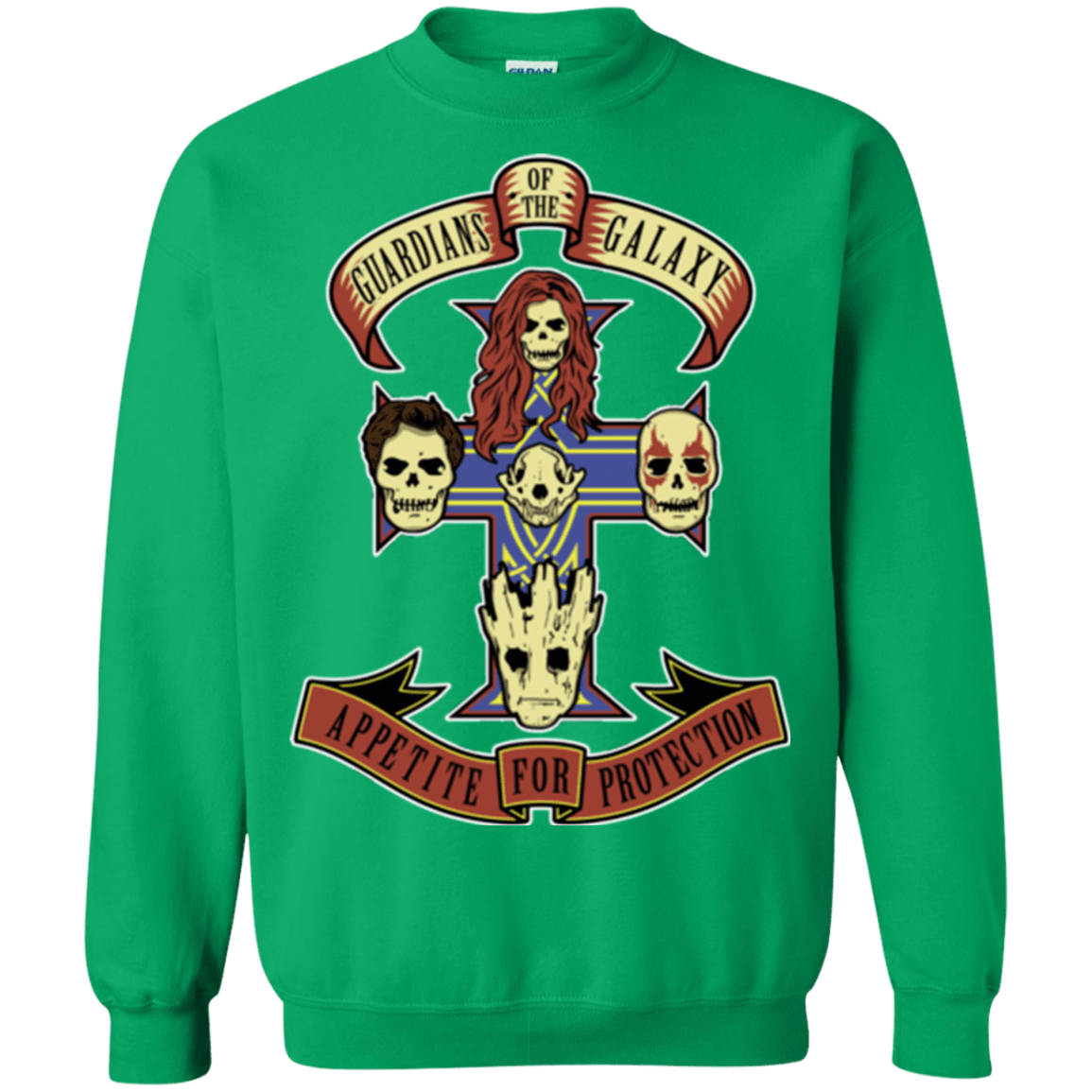 Sweatshirts Irish Green / Small Appetite for Protection Crewneck Sweatshirt