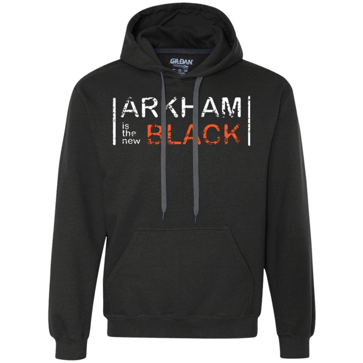 Sweatshirts Black / Small Arkham Black Premium Fleece Hoodie