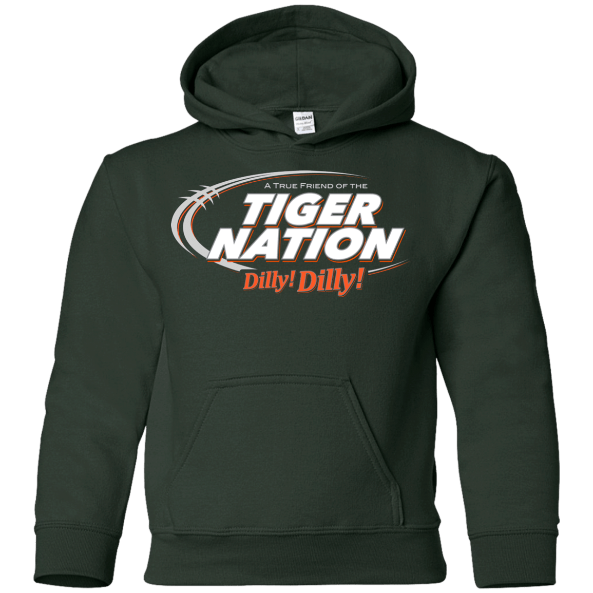Sweatshirts Forest Green / YS Auburn Dilly Dilly Youth Hoodie