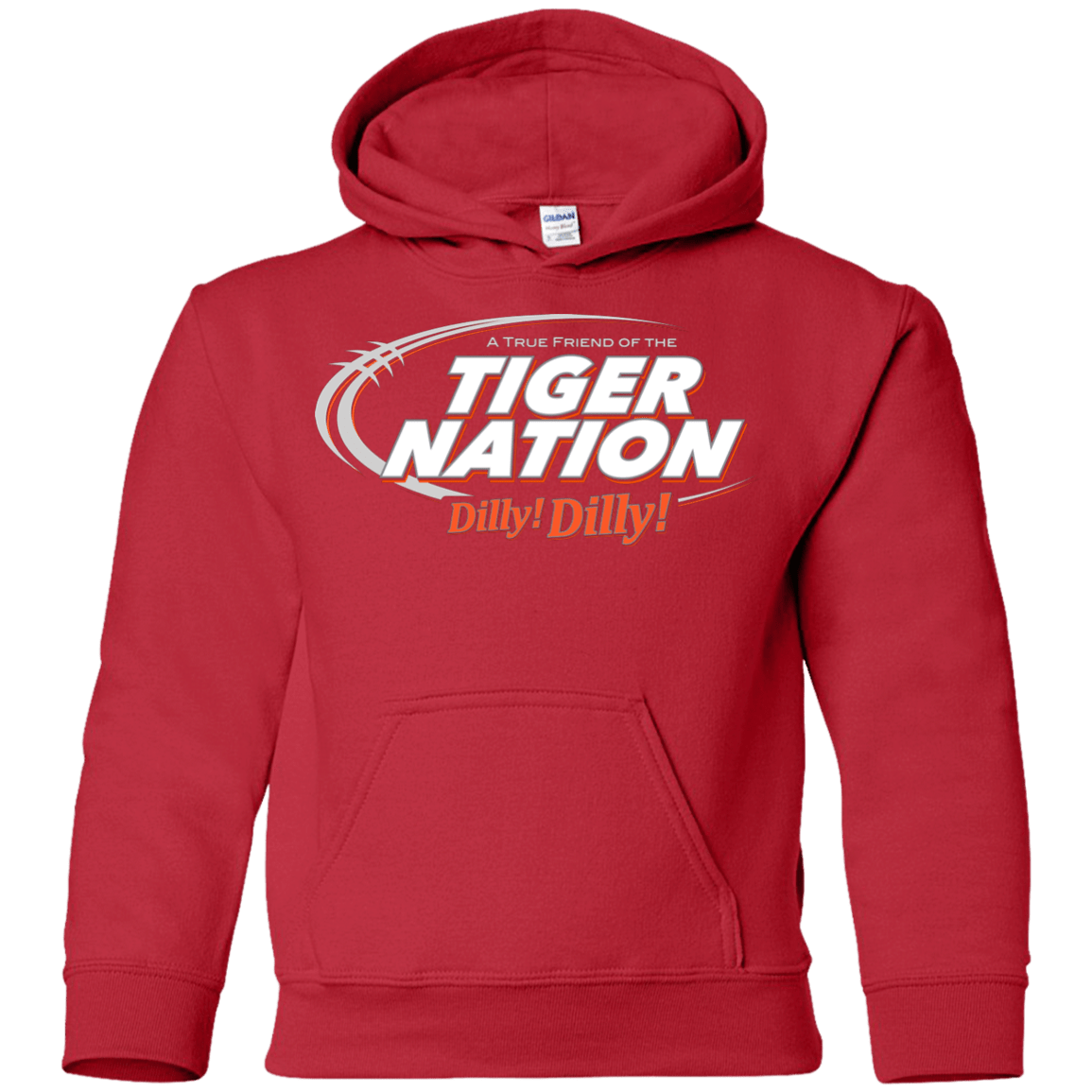Sweatshirts Red / YS Auburn Dilly Dilly Youth Hoodie