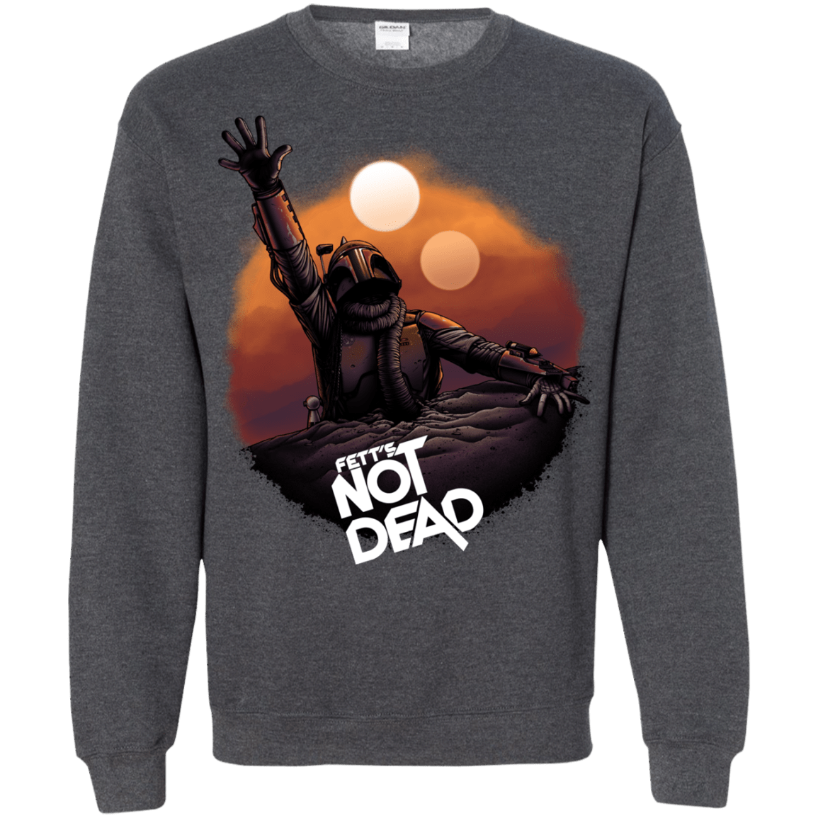 Sweatshirts Dark Heather / Small Back From The Pit Crewneck Sweatshirt