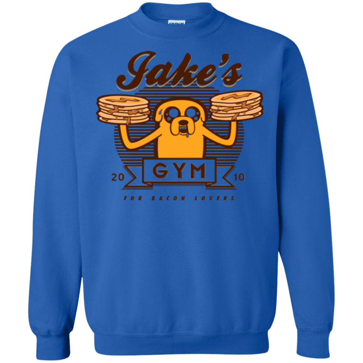 Sweatshirts Royal / Small Bacon lovers gym Crewneck Sweatshirt