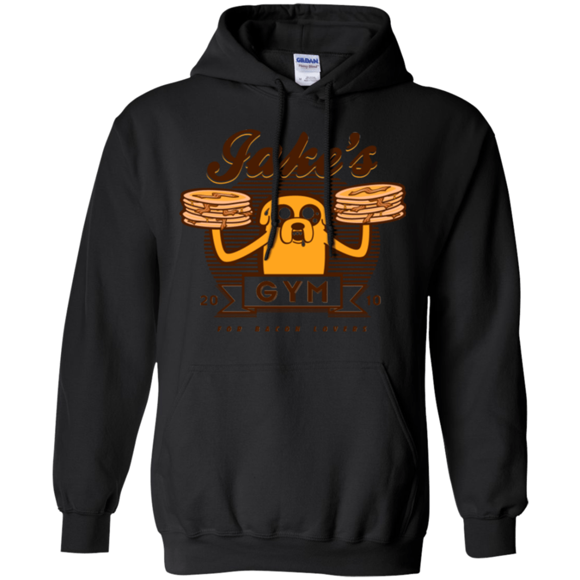 Sweatshirts Black / Small Bacon lovers gym Pullover Hoodie