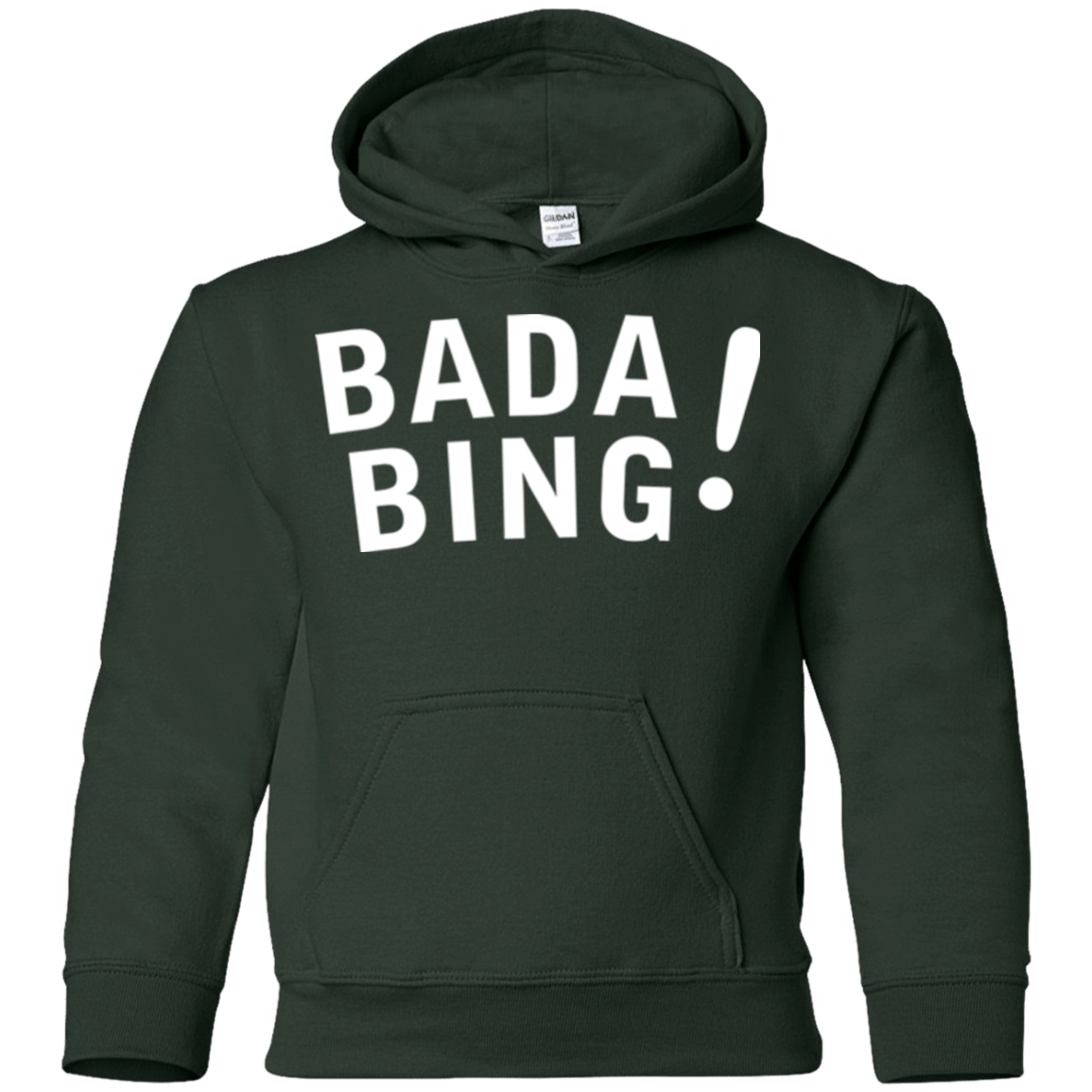 Sweatshirts Forest Green / YS Bada bing Youth Hoodie