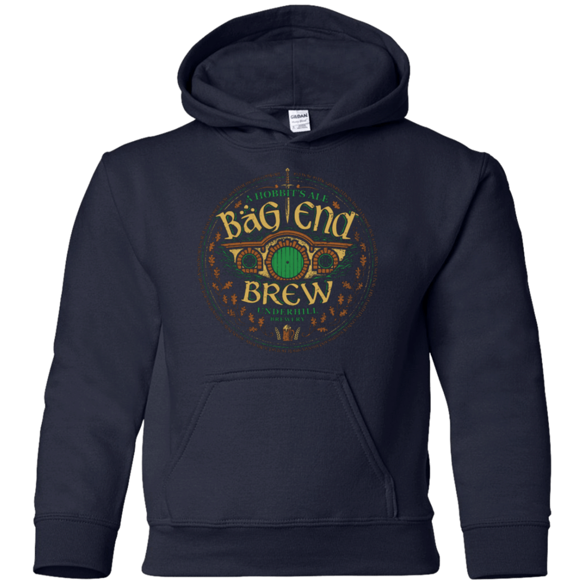 Sweatshirts Navy / YS Bag End Brew Youth Hoodie