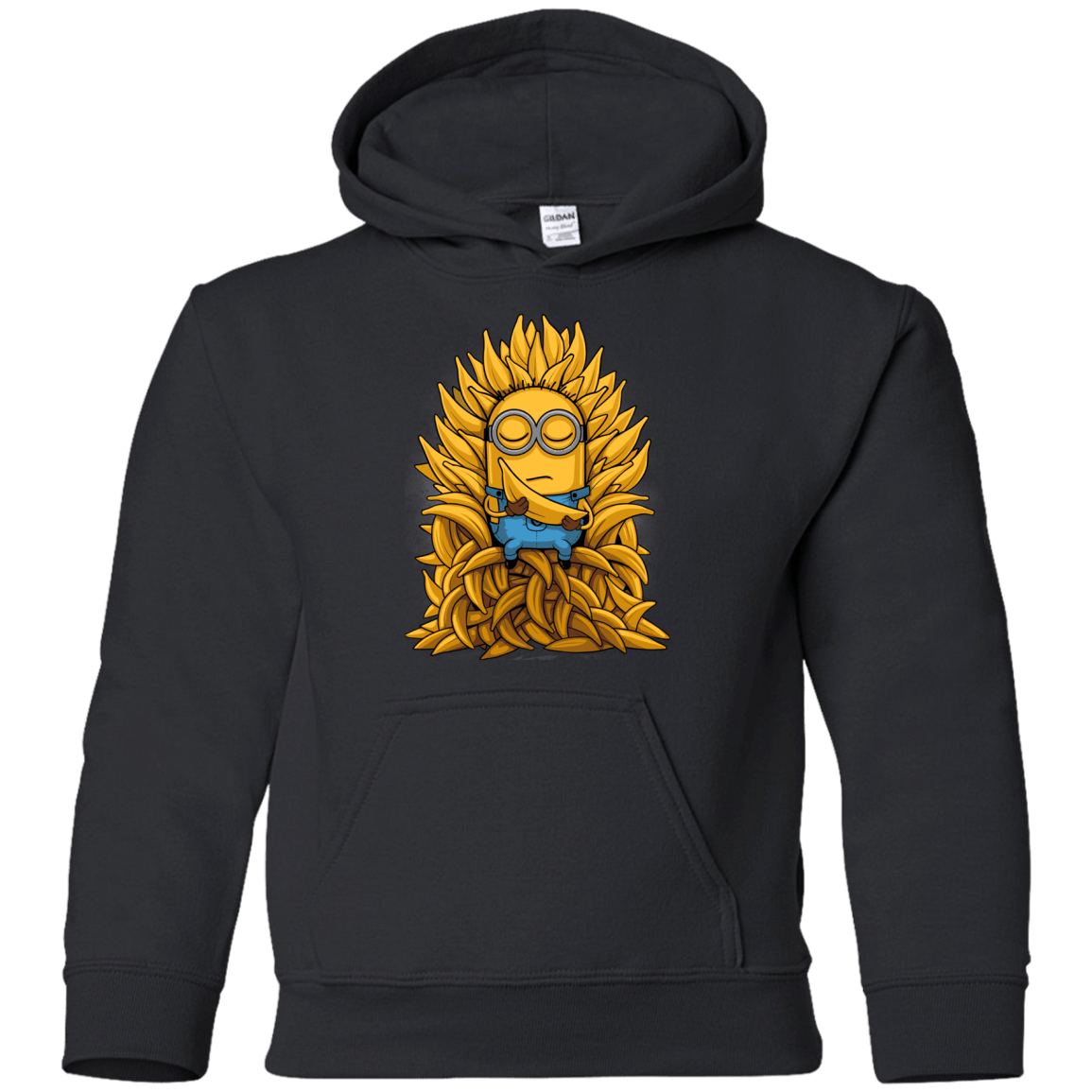 Sweatshirts Black / YS Banana Throne Youth Hoodie