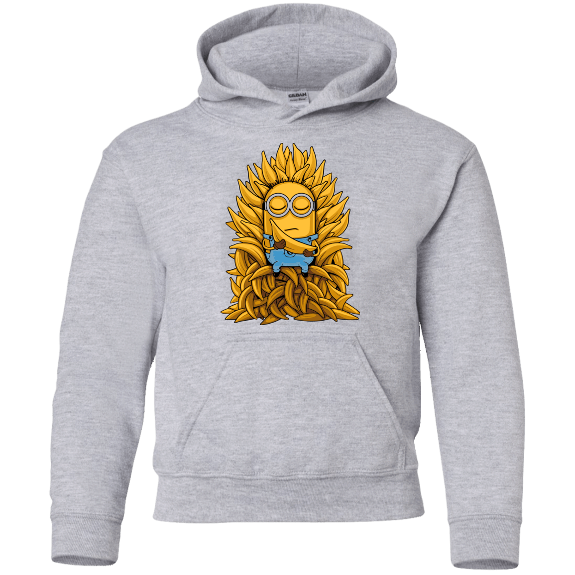 Sweatshirts Sport Grey / YS Banana Throne Youth Hoodie