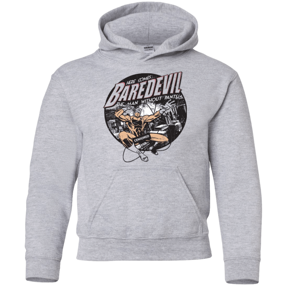 Sweatshirts Sport Grey / YS Baredevil Youth Hoodie