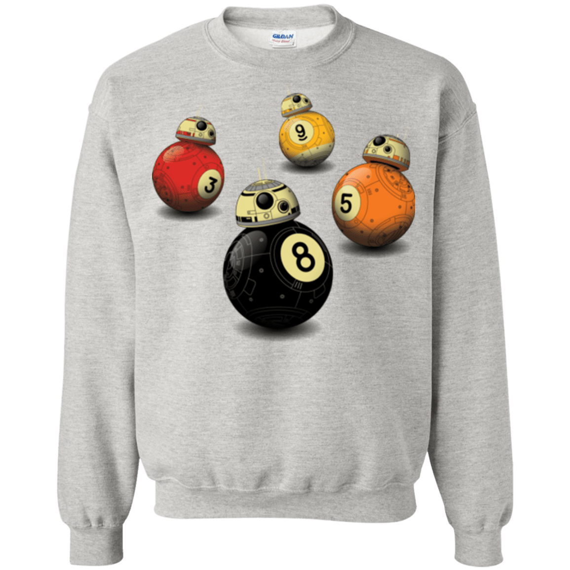 Sweatshirts Ash / Small BB9 Ball Crewneck Sweatshirt