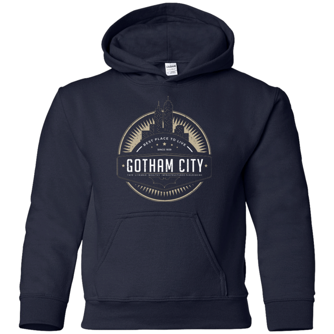 Sweatshirts Navy / YS Best Place To Live Youth Hoodie