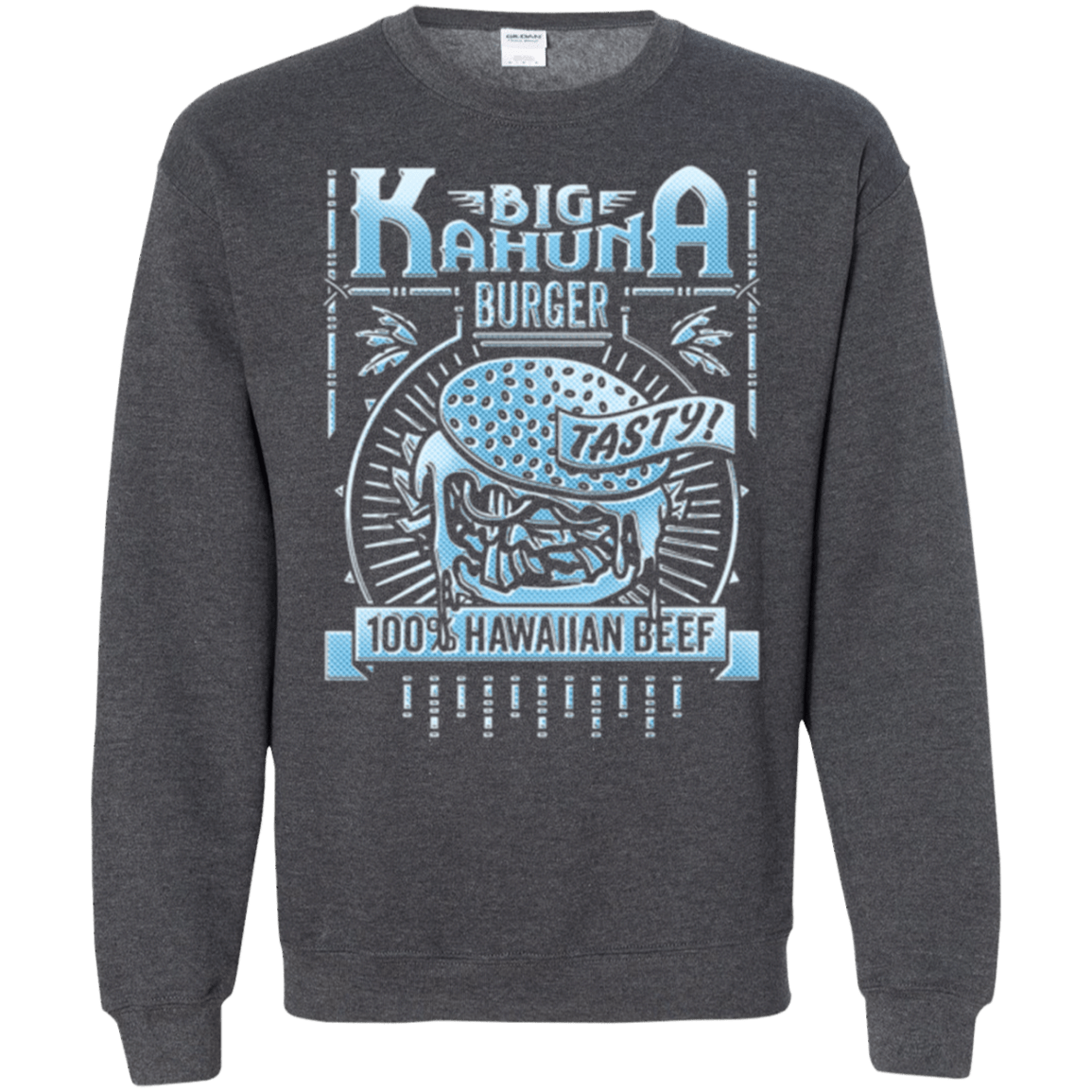 Sweatshirts Dark Heather / Small Big Kahuna Burger Crewneck Sweatshirt
