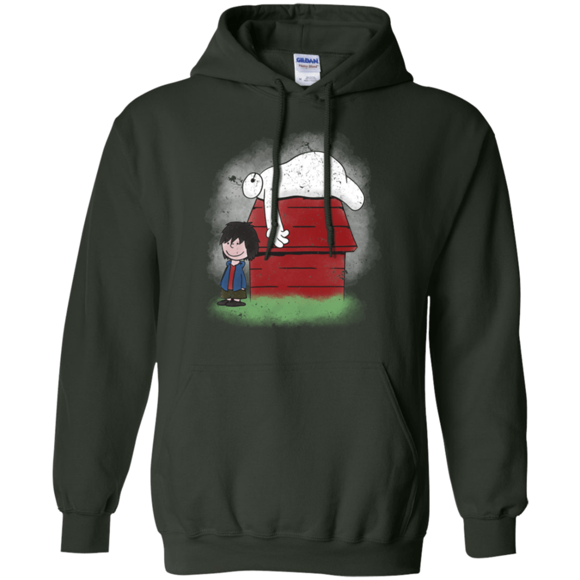 Sweatshirts Forest Green / Small Big Peanut 6 Pullover Hoodie