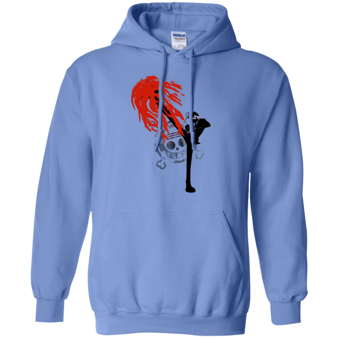 Sweatshirts Carolina Blue / Small Black leg 2 Pullover Hoodie