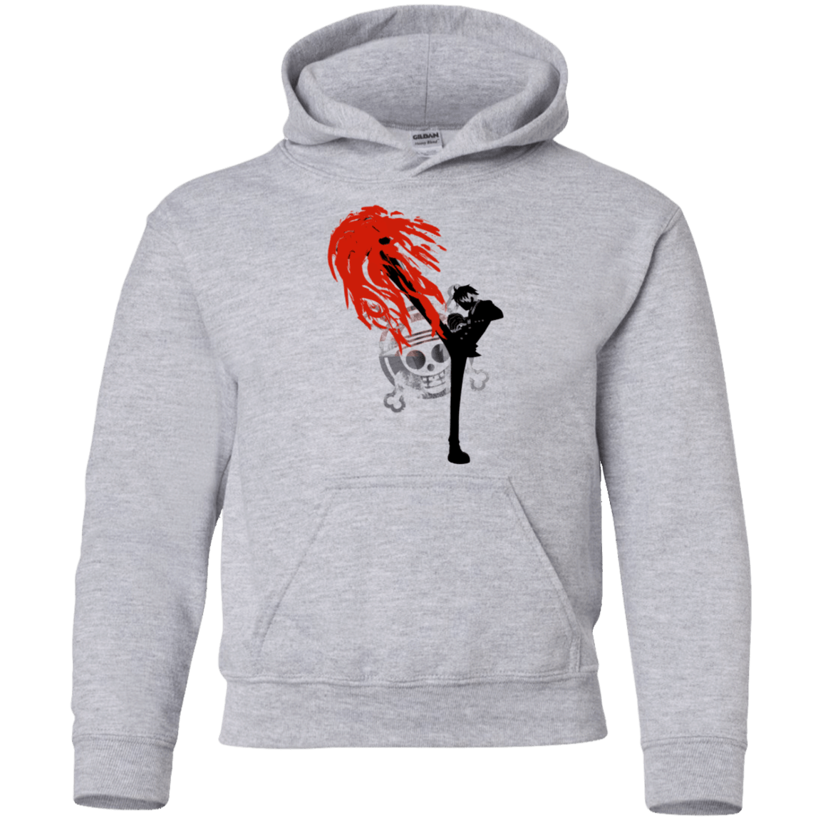 Sweatshirts Sport Grey / YS Black leg 2 Youth Hoodie