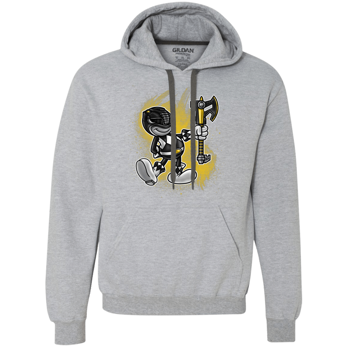Sweatshirts Sport Grey / Small Black Ranger Artwork Premium Fleece Hoodie