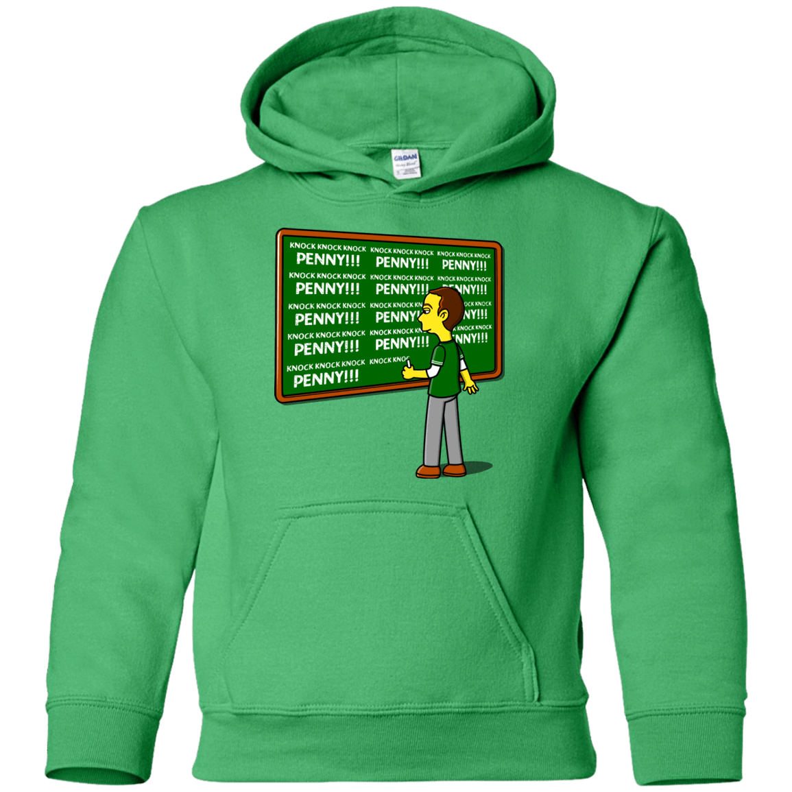 Sweatshirts Irish Green / YS Blackboard Theory Youth Hoodie