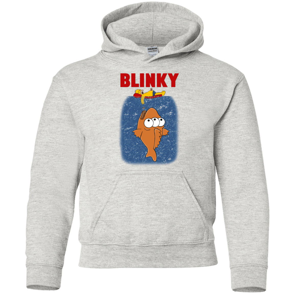 Sweatshirts Ash / YS Blinky Jaws Youth Hoodie