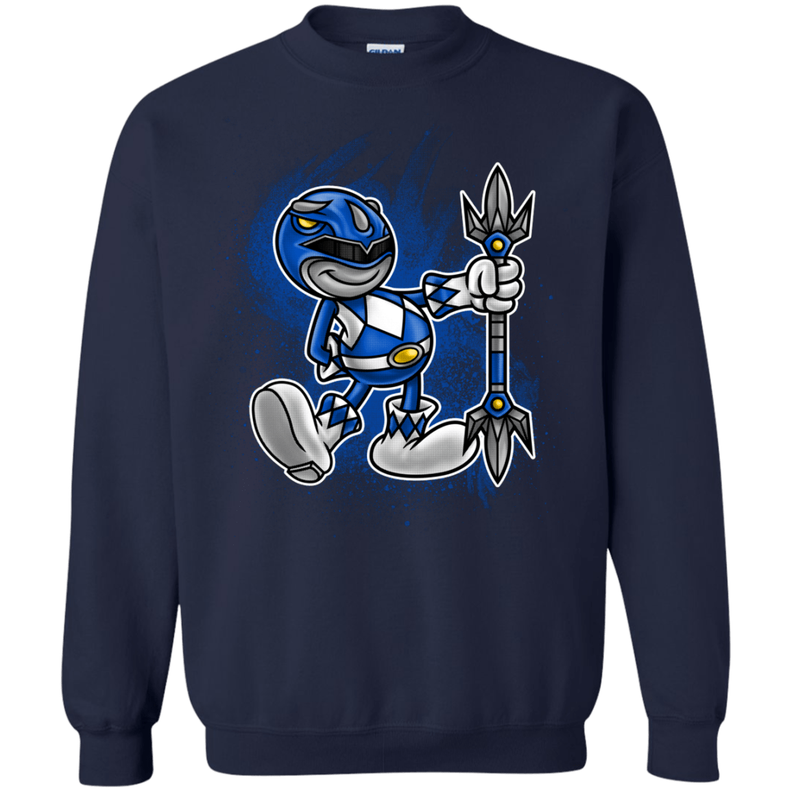 Sweatshirts Navy / Small Blue Ranger Artwork Crewneck Sweatshirt