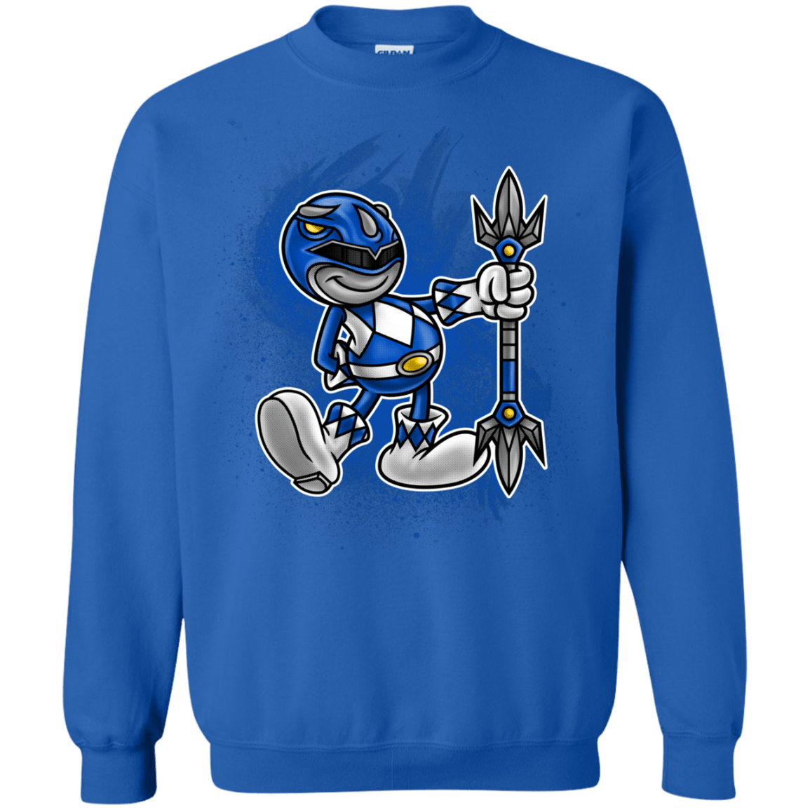 Sweatshirts Royal / Small Blue Ranger Artwork Crewneck Sweatshirt