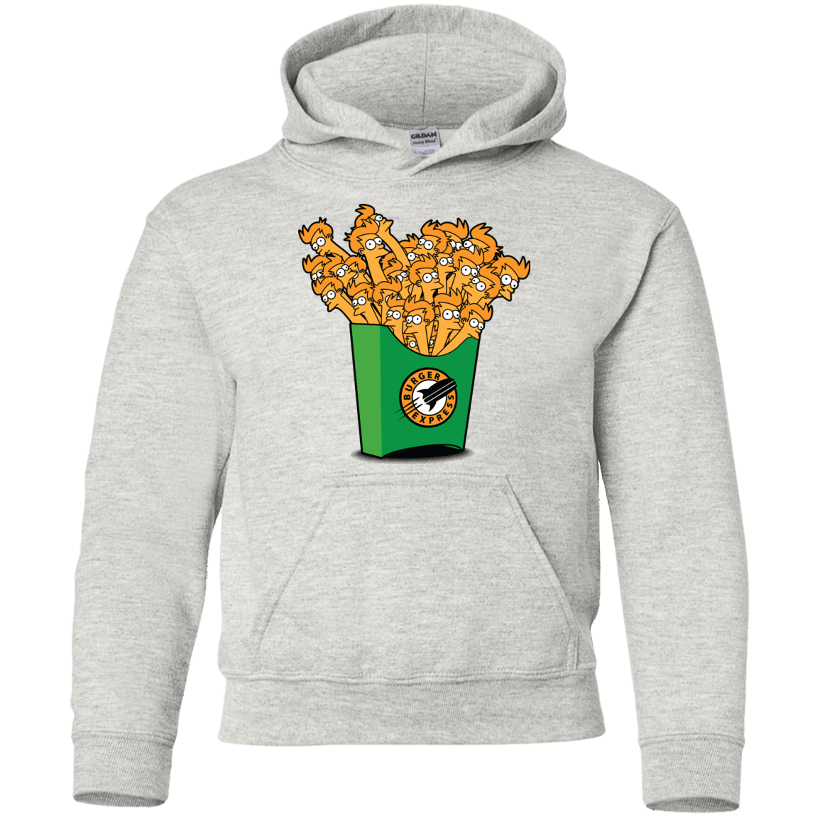 Sweatshirts Ash / YS Box of Fries Youth Hoodie