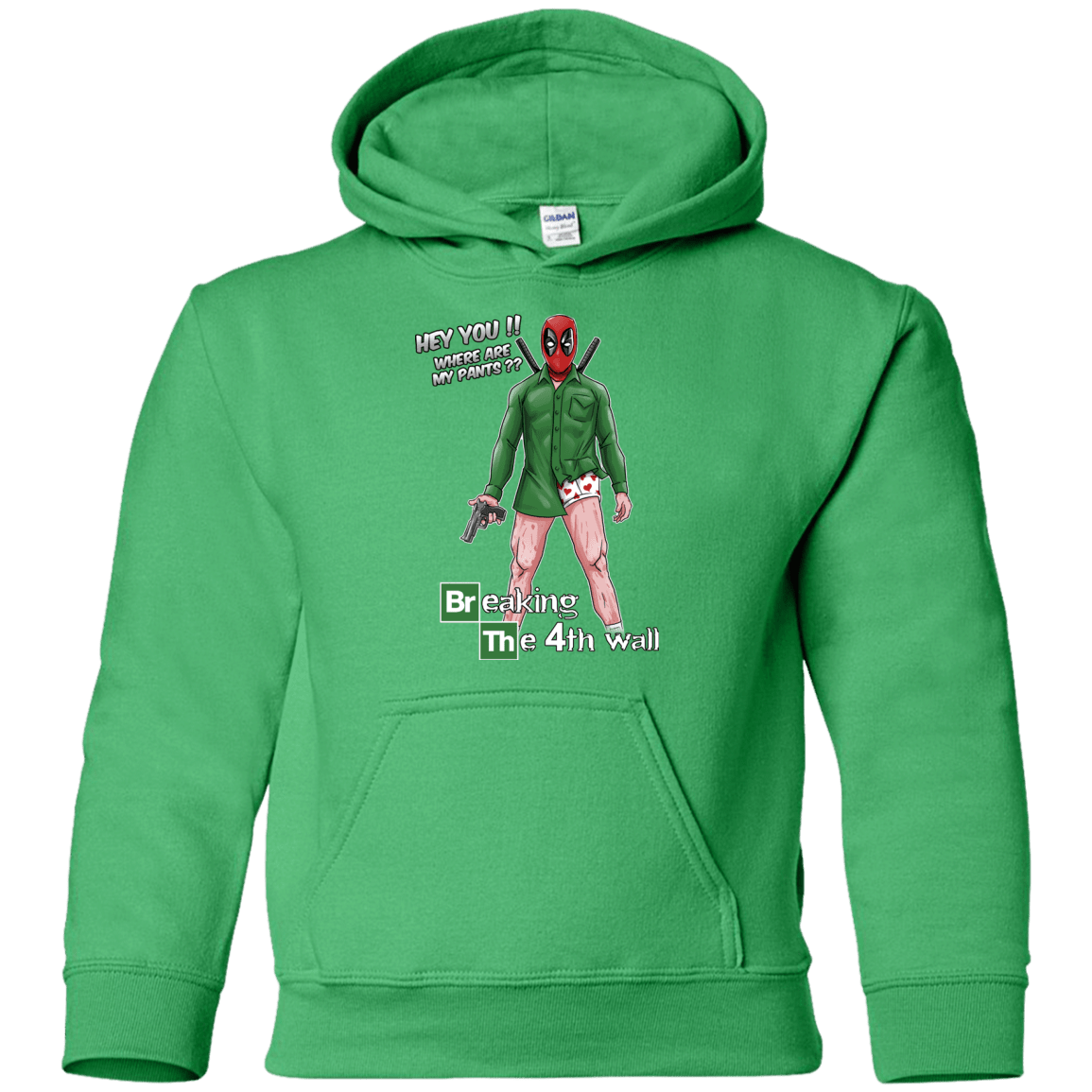 Sweatshirts Irish Green / YS Breaking the 4th Wall Youth Hoodie