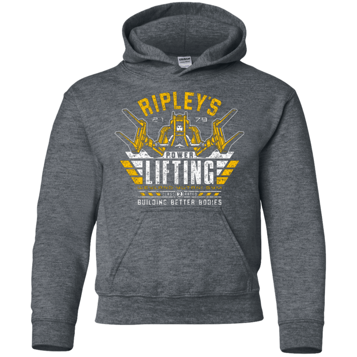 Sweatshirts Dark Heather / YS Building Better Worlds (1) Youth Hoodie