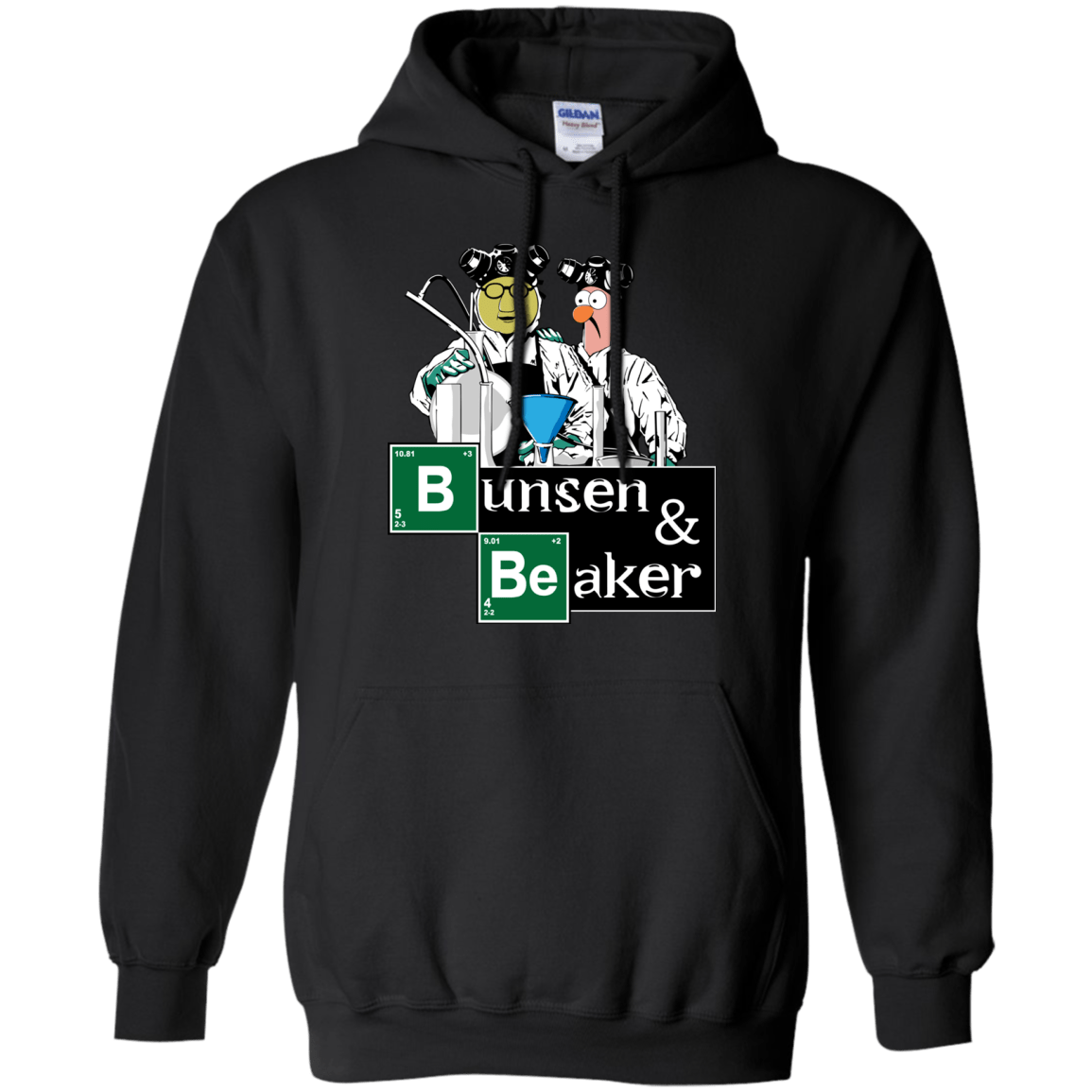 Sweatshirts Black / Small Bunsen & Beaker Pullover Hoodie
