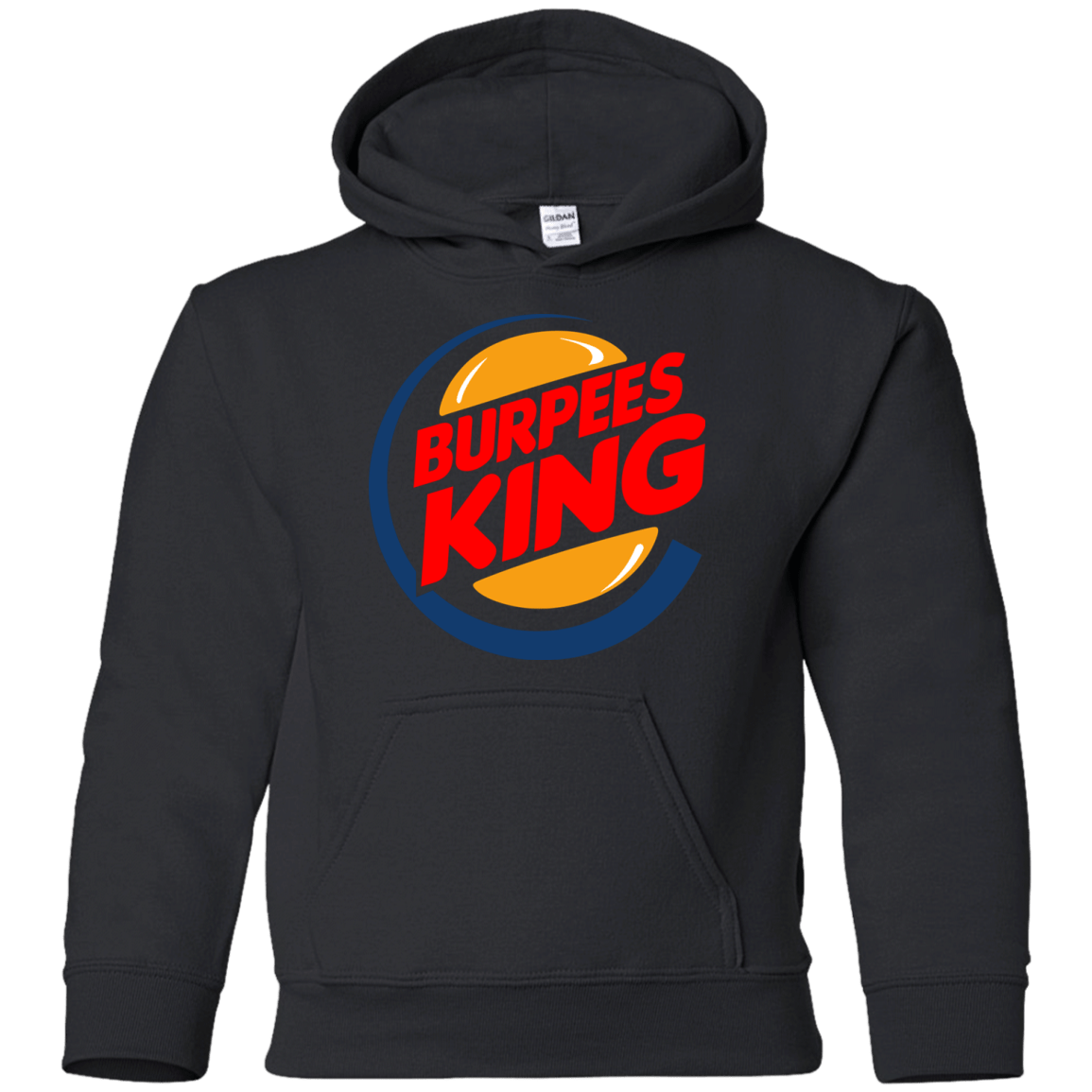 Sweatshirts Black / YS Burpees King Youth Hoodie