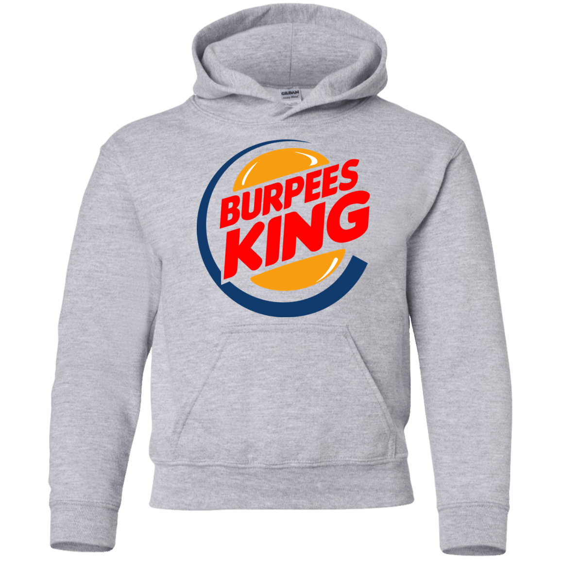Sweatshirts Sport Grey / YS Burpees King Youth Hoodie