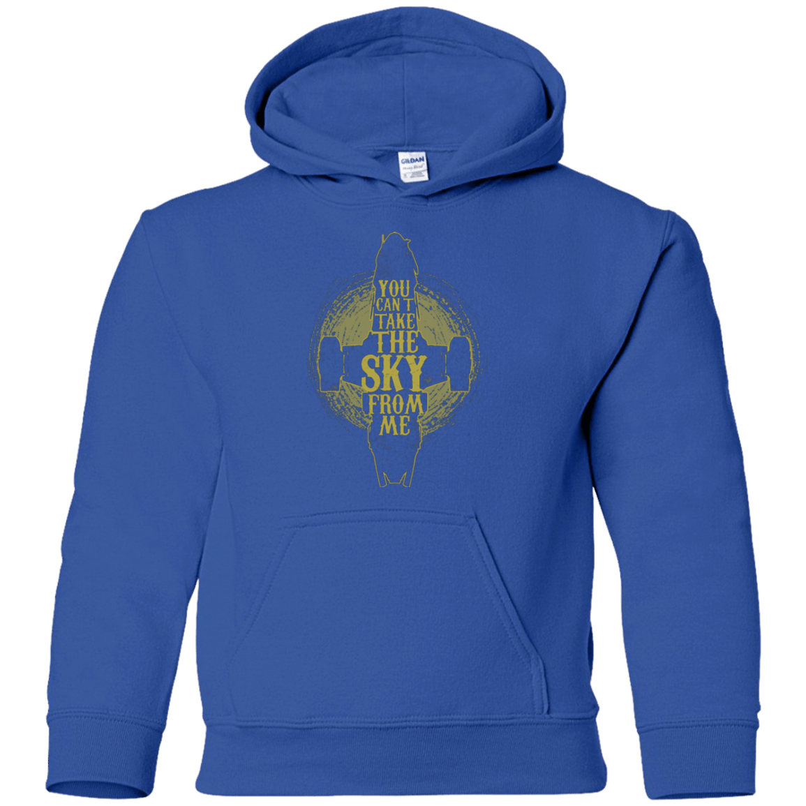Sweatshirts Royal / YS Can't take the sky Youth Hoodie