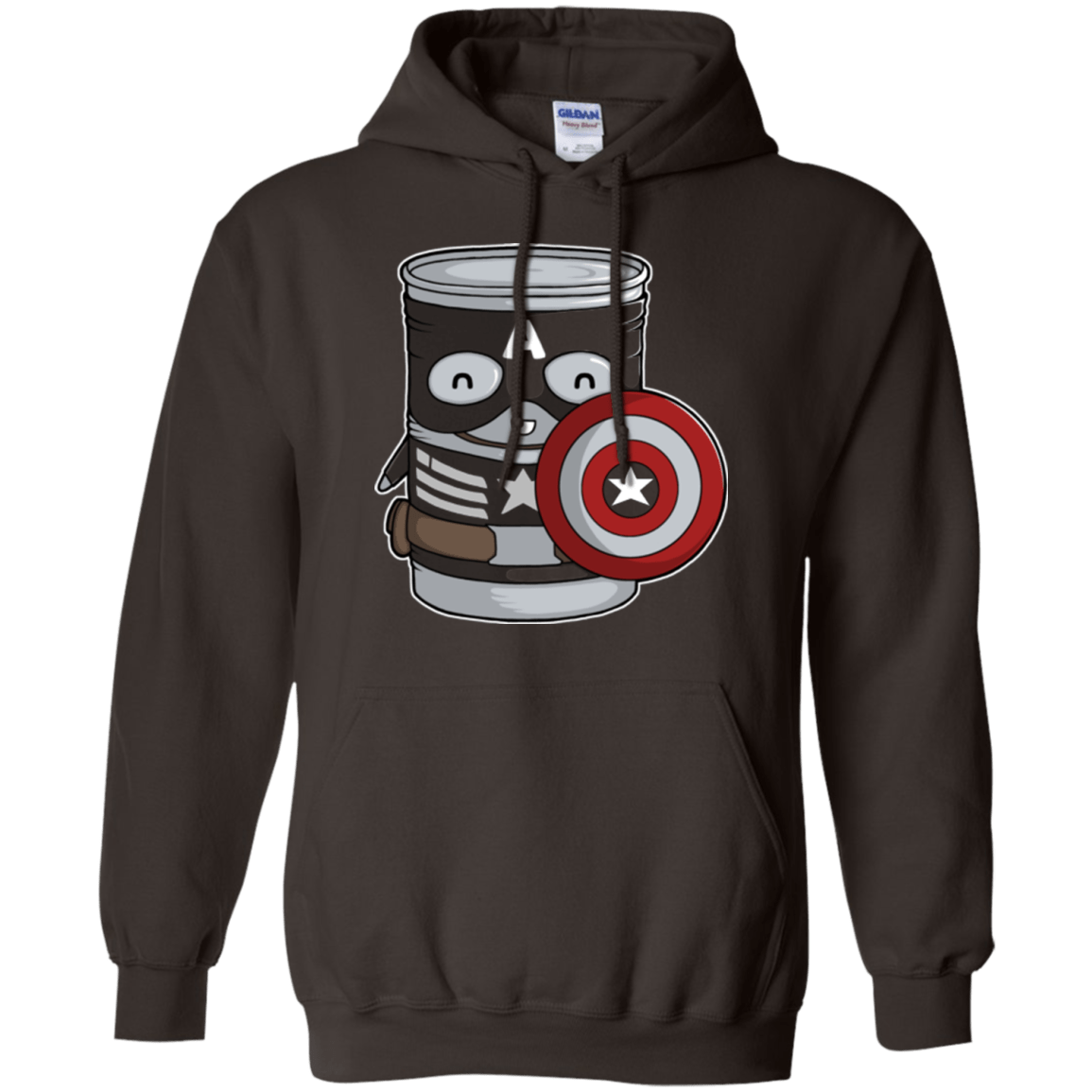 Sweatshirts Dark Chocolate / Small CapTin America Pullover Hoodie