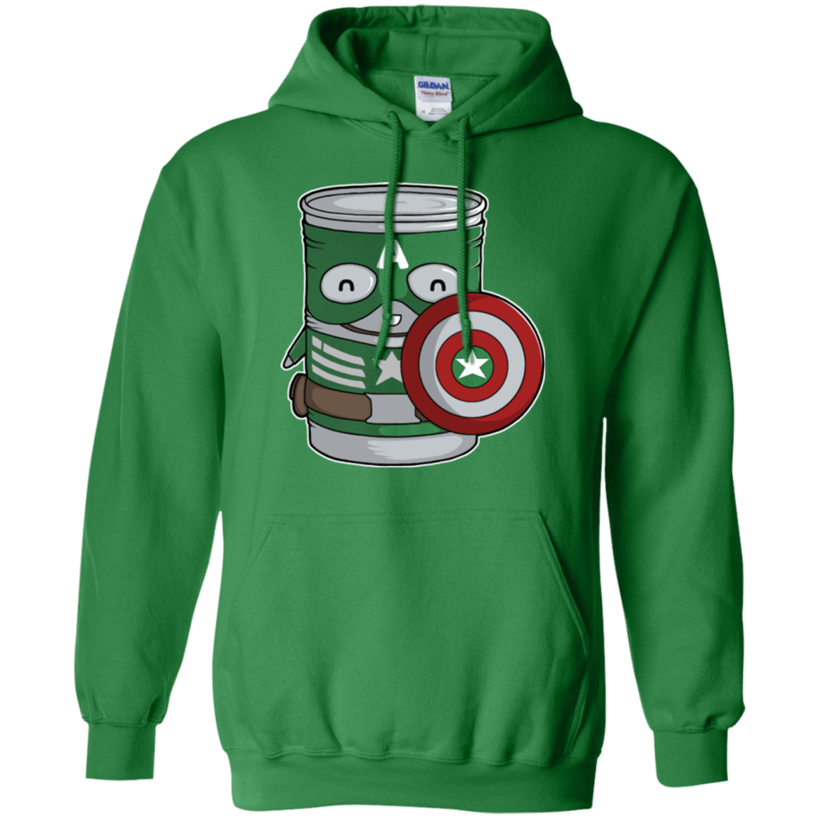 Sweatshirts Irish Green / Small CapTin America Pullover Hoodie