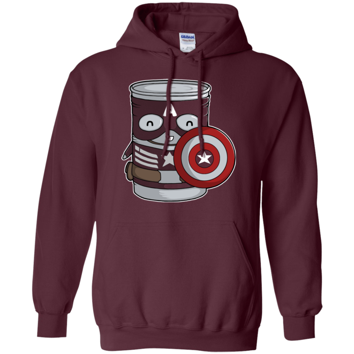 Sweatshirts Maroon / Small CapTin America Pullover Hoodie