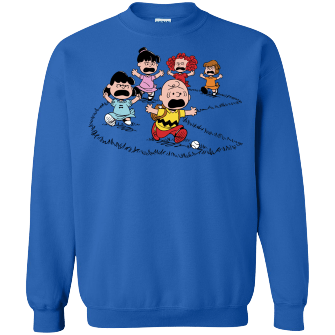 Sweatshirts Royal / Small Charlie Pac Man Crewneck Sweatshirt