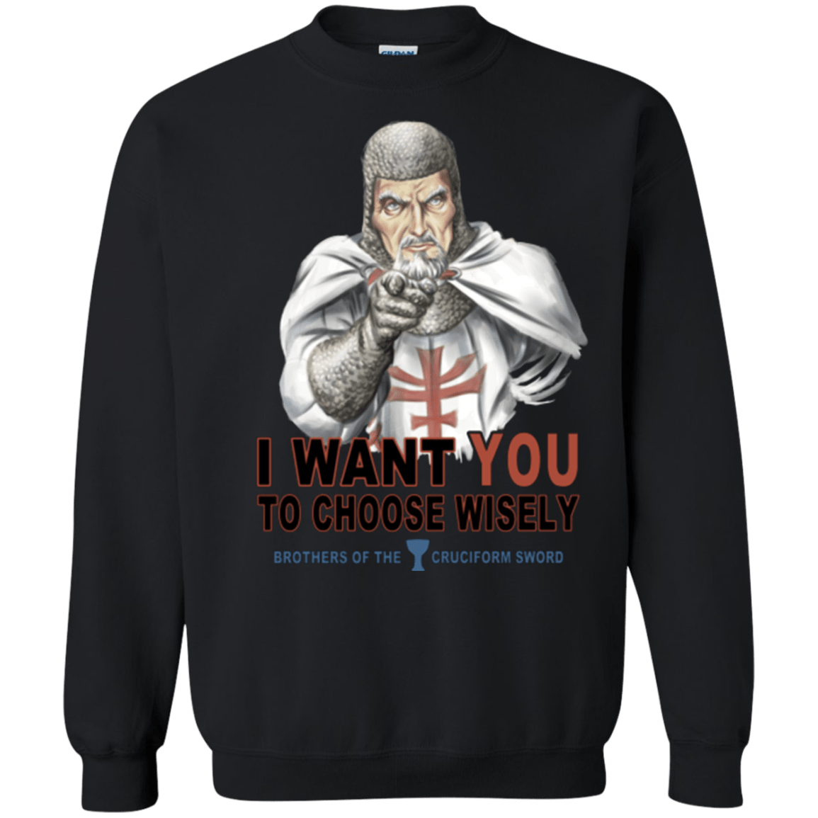 Sweatshirts Black / Small Choose Wisely Crewneck Sweatshirt