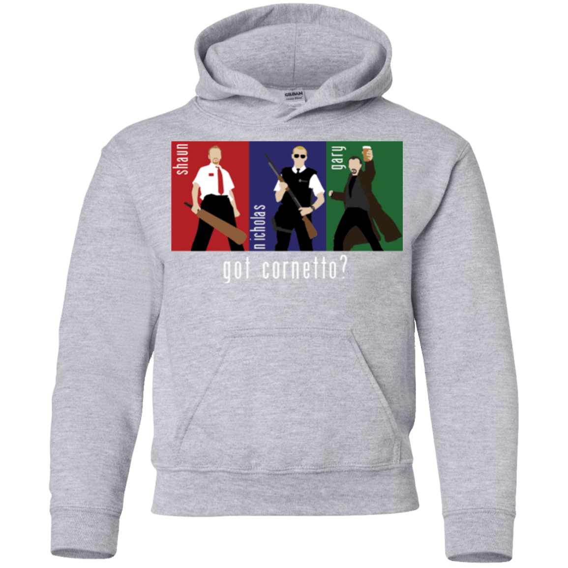 Sweatshirts Sport Grey / YS Cornetto Youth Hoodie