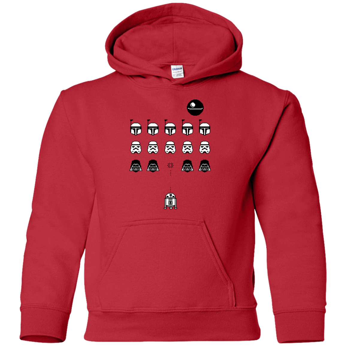 Sweatshirts Red / YS Dark Invaders Youth Hoodie