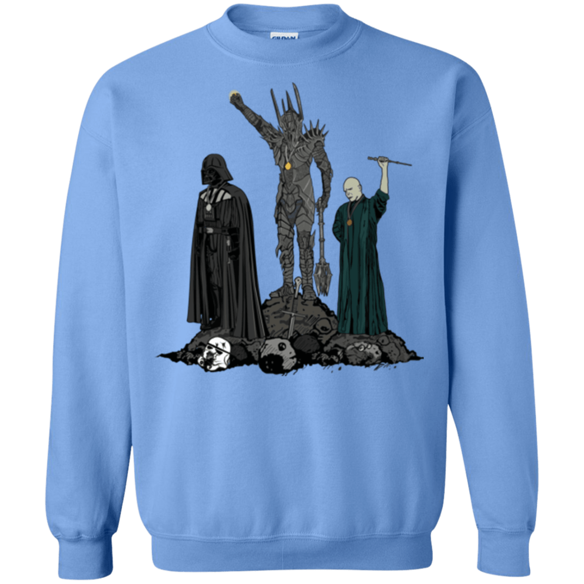 Sweatshirts Carolina Blue / Small Dark Power Crewneck Sweatshirt