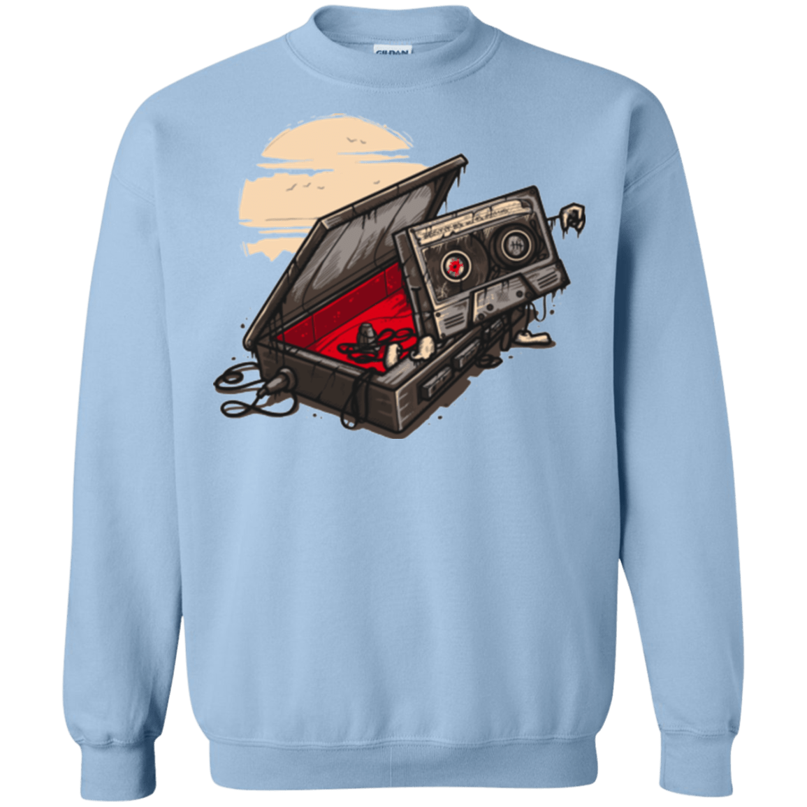 Sweatshirts Light Blue / Small Dead Man Walkman Crewneck Sweatshirt