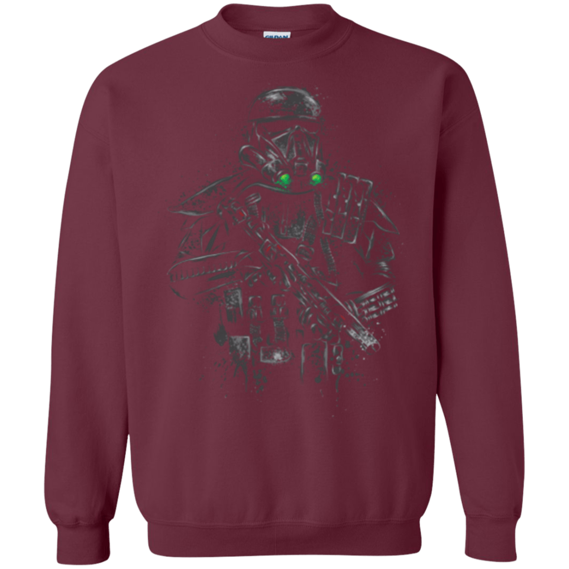 Sweatshirts Maroon / Small Death Trooper Crewneck Sweatshirt