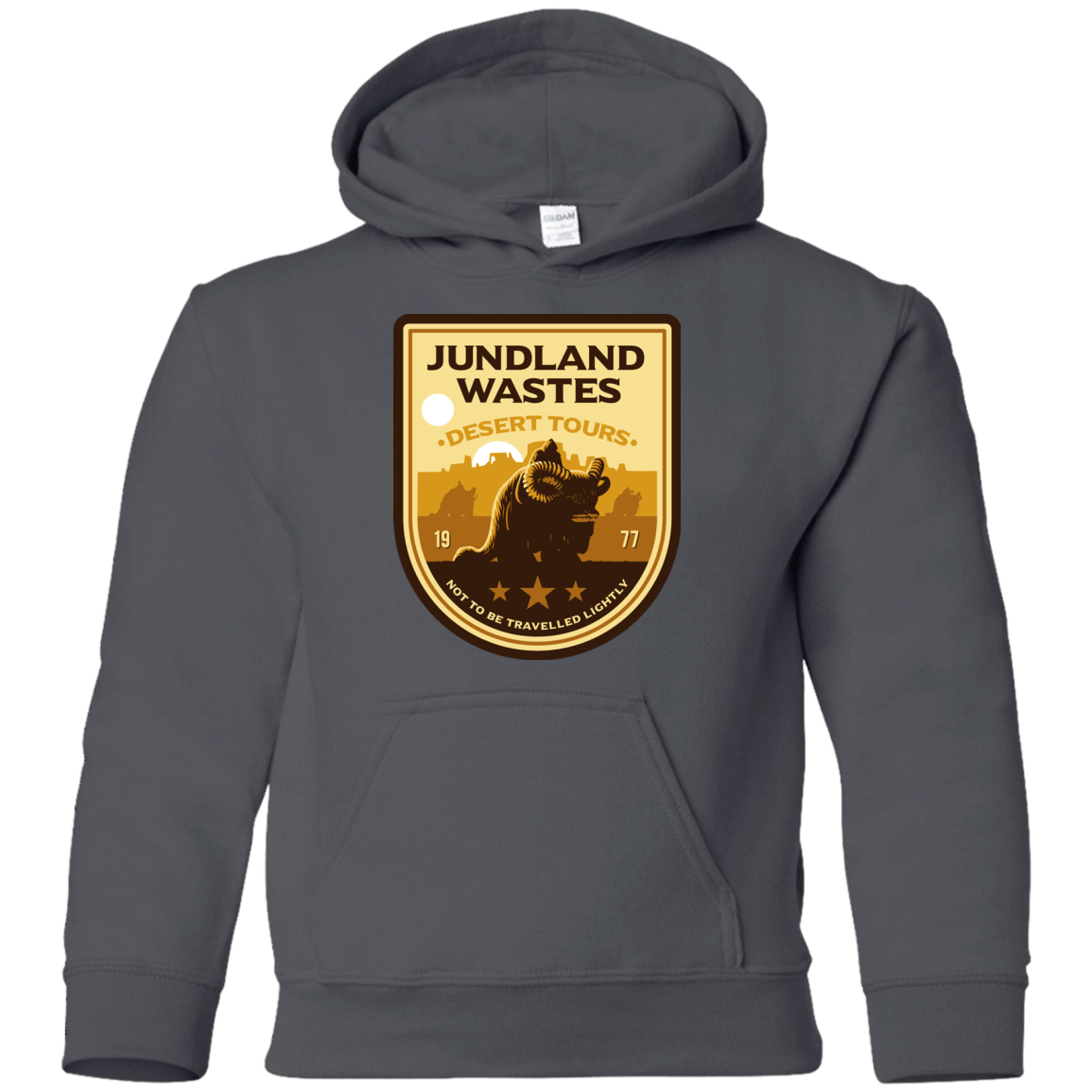 Sweatshirts Charcoal / YS Desert Tours Youth Hoodie